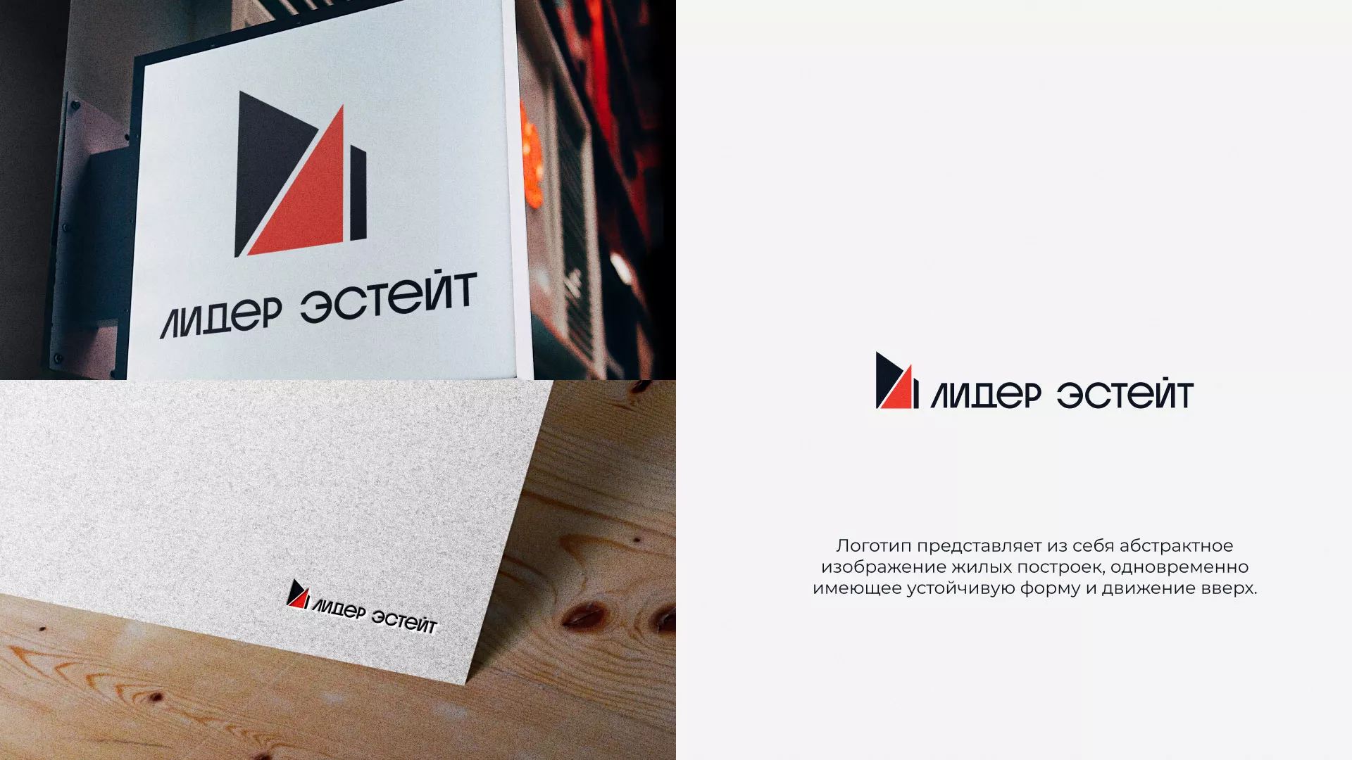 Сделали логотип для агентства недвижимости «Лидер Эстейт» в Кандалакше